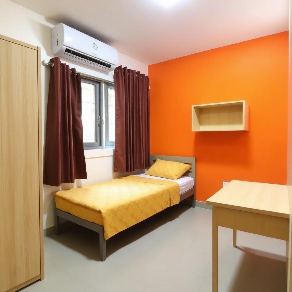 Single Occupancy — AC room at Orange Calm Stay Women's Hostel Thoraipakkam